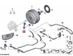 Original BMW E84 X1 E90 E92 Selang Vacuum Pipe ke Brake Booster Rem - Image 4