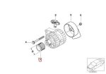 Original BMW E46 E60 E90 E84 X1 Alternator Belt Roller Pulley N42 N46 - Image 6
