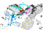 Original BMW F30 F32 Engine Wiring Harness Kabel Sensoric Module 1