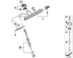 BMW F25 X3 E70 F15 X5 E71 X6 High Pressure Rail Injector N20 N55 - Image 5