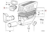 Original BMW E36 318is USDM Air Intake Muffler Box Filter Udara