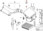 Original BMW E46 325i 330i M54 Air Intake Box Rumah Filter Udara - Image 5