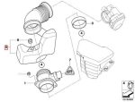 Original BMW E46 Mass Airflow Boot N42 N46 13717506181 - Image 5