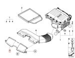 Original BMW E90 E92 E93 335i N55 Suction Hood Cerobong Udara Masuk 13717541738 - Image 4