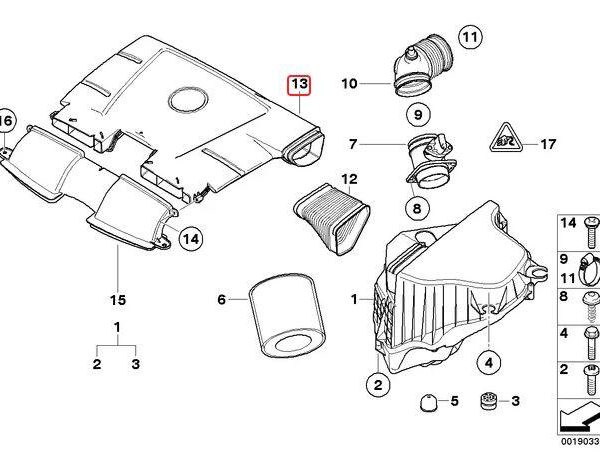 Original BMW E84 X1 E90 320i N46 Intake Manifold Cover