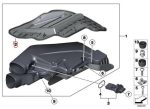 Original BMW F06 F12 F13 650i Air Intake Filter Udara Cylinder 5-8 N63 - Image 6