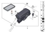 Original BMW F01 F02 G11 G12 760i 760Li V12 N74 Air Filter Udara - Image 5