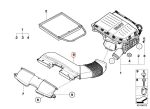 BMW E90 E92 E93 335i N55 Air Intake Duct Pipa Udara Masuk 13717599282 - Image 5