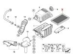 Original MINI R53 R52 Air Intake Filter Udara 13721491749 - Image 5