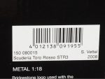 1:18 Minichamps Scuderia Torro Rosso STR3 Sebastian Vettel Winner Italian GP 2008 1st Win - Image 7