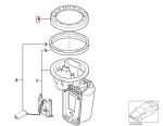 Ori BMW MINI Fuel Pump Screw Cap Tutup Ring Pompa Bensin 16116762417 - Image 4