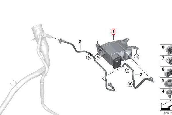 Original BMW G11 G12 Activated Charcoal Filter Ventilasi Bensin