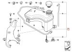 Original BMW E46 M3 Expansion Tank Tabung Radiator 17112283344 - Image 5