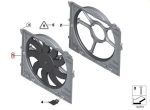 Original BMW E90 E92 E93 M3 Kipas Radiator Fan Housing - Image 5