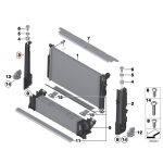 Original BMW F20 F30 F34 F32 F36 F87 M2 Bracket Mount Radiator KANAN - Image 5