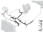 BMW E87 116i 118i Vent Hose Selang Atas Tabung Radiator 17127565091 - Gambar 3