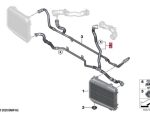 Original BMW G87 M2 G80 M3 G82 G83 M4 Line External Radiator Selang Pipa Radiator Kecil 17128096431 - Image 6