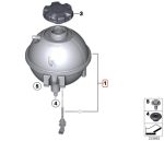 Original BMW F25 X3 F26 X4 Expansion Tank Tabung Radiator 17138616418 - Image 5