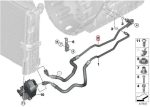Original BMW E84 X1 E90 320i N46 Pipa Oil Cooler Outlet - Image 3