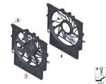 Original BMW F25 X3 F26 X4 Kipas Radiator Fan Housing 400W 17427601176 - Image 5