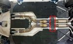 Original BMW E84 X1 E84 X3 Bracket Support Exhaust Midpipe Middle Pipe - Image 4