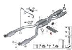 Original BMW E84 X1 E84 X3 Bracket Support Exhaust Midpipe Middle Pipe - Image 5