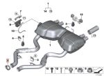 Original BMW E90 E92 E93 M3 Muffler Clamp Exhaust Knalpot 18217558661 - Image 6