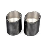 BMW G21 M Performance Carbon Fiber Exhaust Tip Finisher Ujung Knalpot - Gambar 6