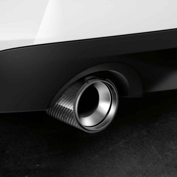 BMW F44 218i M Performance Carbon Fiber Exhaust Tip Ujung Knalpot