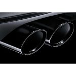 Original BMW E90 LCI 325i 330i Black Chrome Exhaust Tip Sport Edition