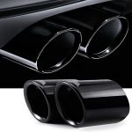 Original BMW E90 LCI 325i 330i Black Chrome Exhaust Tip Sport Edition - Image 4
