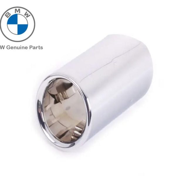 Original BMW F07 F10 F11 Chrome Exhaust Pipe Tip Finisher 18307823928