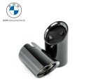 Original BMW G22 G23 Black Shadowline Exhaust Tailpipes Tip Knalpot