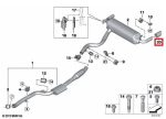 Original BMW G22 G23 Black Shadowline Exhaust Tailpipes Tip Knalpot - Image 6