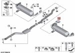 Original BMW G30 Gloss Black Exhaust Tip Ujung Knalpot Trapezoid KIRI - Image 6