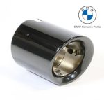 BMW G01 X3 G02 X4 Black Chrome Exhaust Pipe Tip Finisher 18308691859