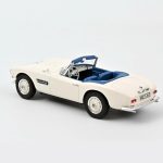 1:18 Miniatur BMW 507 Convertible 1956 White Diecast by Norev - Gambar 4