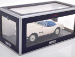 1:18 Miniatur BMW 507 Convertible 1956 White Diecast by Norev - Gambar 5