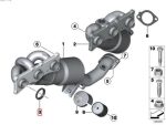 BMW E64 E66 F02 Gasket Seal Silinder Mesin Exhaust Manifold N52 N53 - Image 5