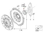 Ori BMW E36 Per Pegas Laher Kopling Spring Clip Clutch 21517570284 - Image 5