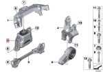 Original MINI R55 R56 R57 R58 R59 R60 R61 Upper Engine Mounting Mesin - Gambar 5