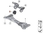 Original BMW E84 X1 Transmission Mount Mounting Transmisi 22316799330 - Gambar 5