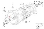 ORIGINAL BMW E53 X5 30d M57 E89 35i N54 Shaft Seal Transmissi Depan - Image 4
