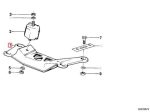 Original BMW E30 Cross Member Bracket Dudukan Gearbox Transmisi MT - Image 5