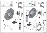 TEXTAR BMW E65 E66 730Li 735Li Brake pads Kampas Rem Belakang - Gambar 3