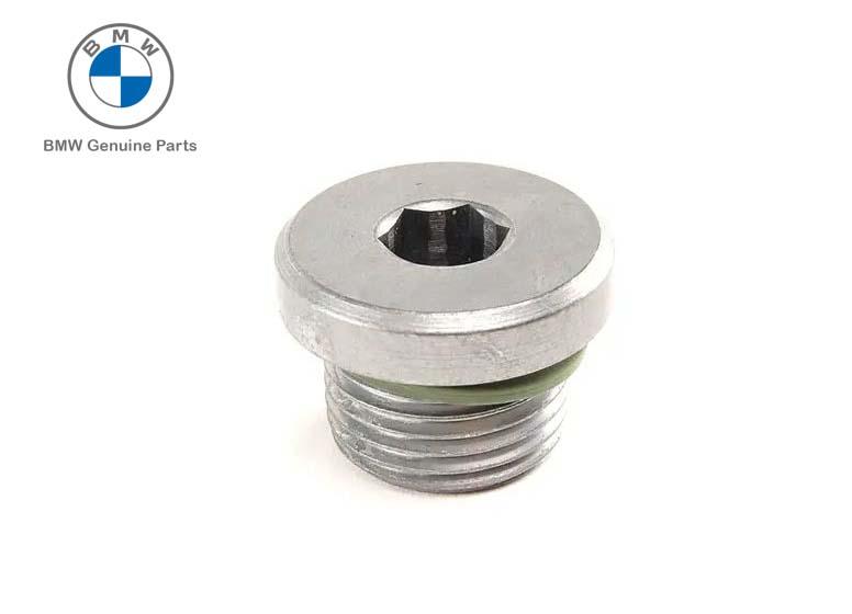 24117552349_A Original BMW Screw Plug with Gasket Ring M18x1,5 Baut Tutup Transmisi - Image 1