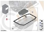 Original BMW E46 Oil Pan Filter Oli Transmisi Matic + Seal M52 M54 - Image 5