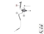 BMW E70 X5 E71 X6 Parking Brake Emergency Unlocking Release Handle - Image 4