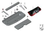 BMW E70 X5 E71 X6 Parking Brake Emergency Unlocking Release Handle - Image 5