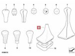 Original BMW E36 Manual Shift Knob Boot Tuas Persneling Kulit Imitasi - Image 5